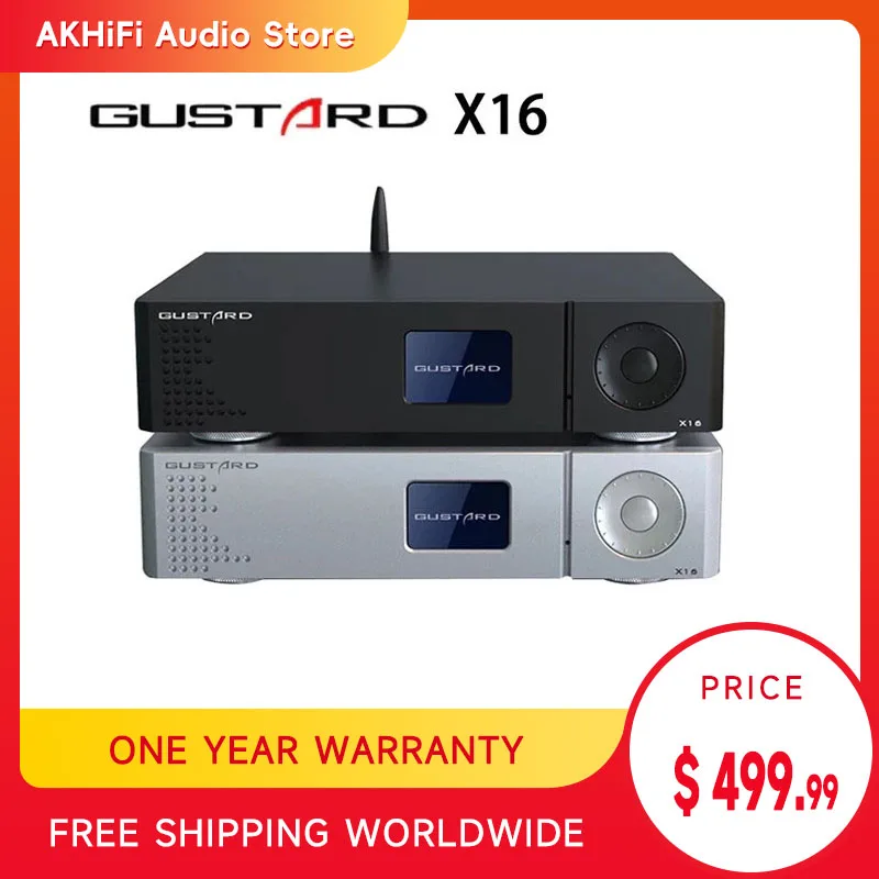 GUSTARD DAC-X16 Dual ES9068 сбалансированный декодер Bluetooth 5,0 MQA полное декодирование