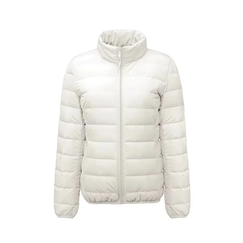 Women Winter Coat Autumn Ultralight 90% White Duck Down Jacket for Women Puffer Jacket Portable Outerwear Windproof Down Coat