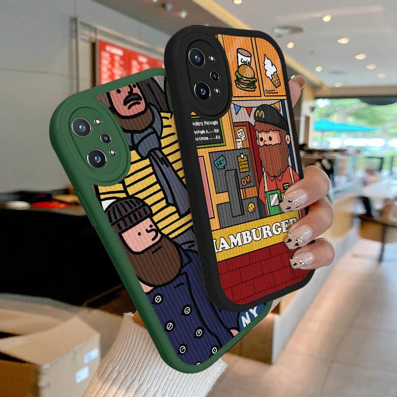 

Lambskin Phone Case for Realme GT Neo2 GT2 Q5 Pro Narzo 50 5G X XT X2 A57 5G K3 K5 Case Cartoon Characters Shockproof Silicone