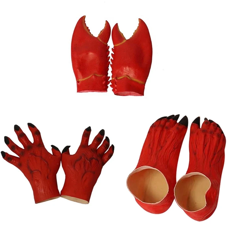 

Hands Weapons Festival Costume Props Funny Lobster Claws Gloves Paw Gloves