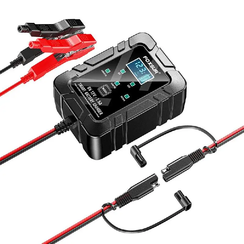 Car Battery Charger 6V And 12V Smart Fully Automatic Maintainer Trickle Desulfator For