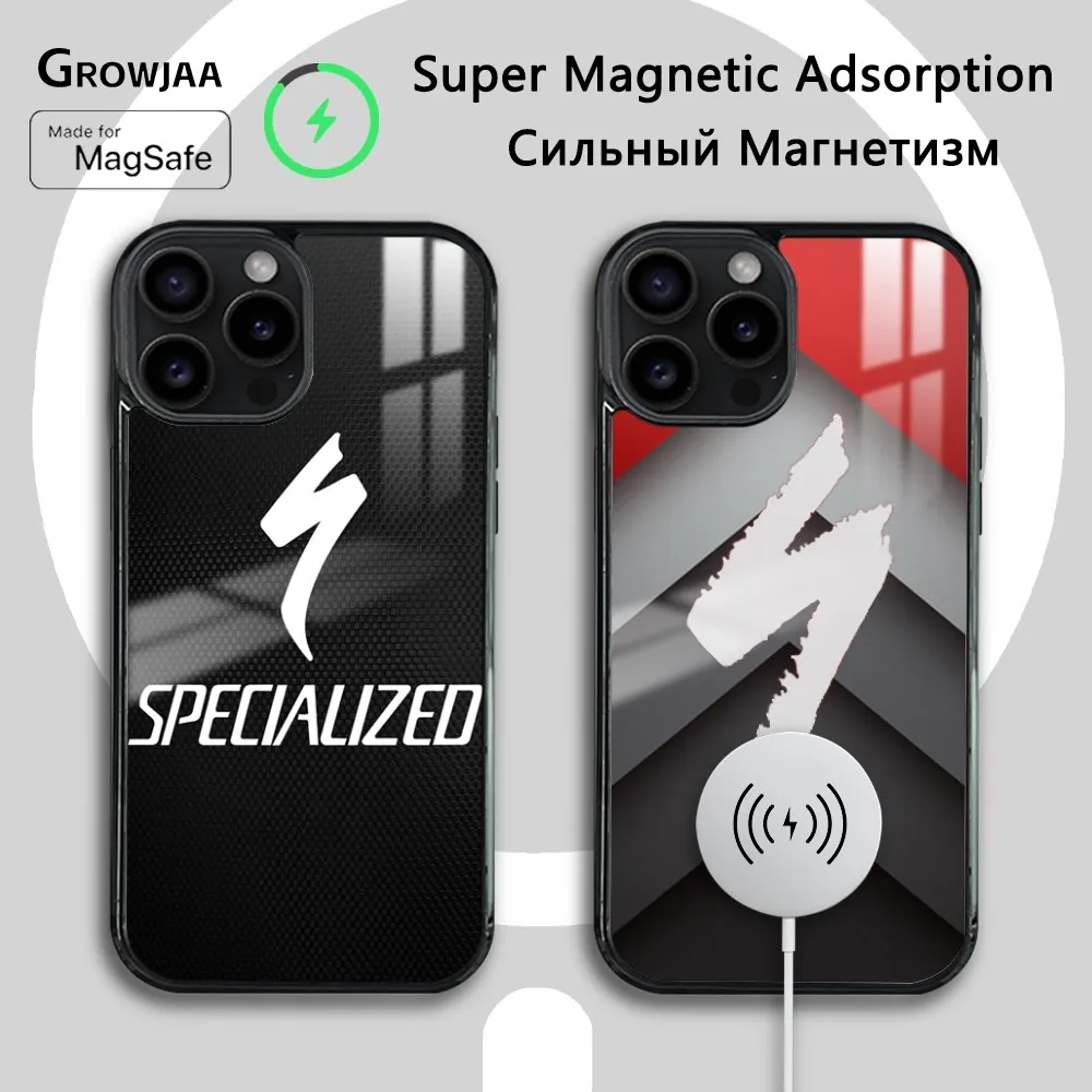 Чехол для телефона S-spEcia-LizeD Cool Cycle iPhone 16 15 14 13 12 11 Pro Max Plus Mini Magsafe Mirror беспроводной