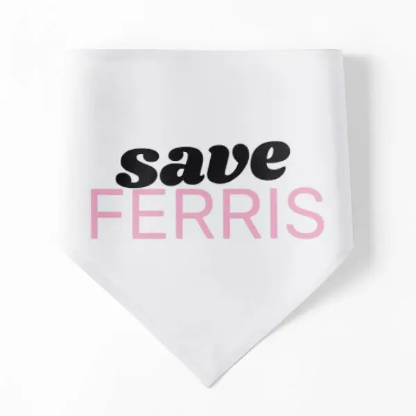 

Спасательная кампания «Save Ferris», банданы для собак, шарф, шейный платок для щенков, воротник с принтом, товары для праздника и вечеринки, аксессуары для домашних животных, костюм для кошки