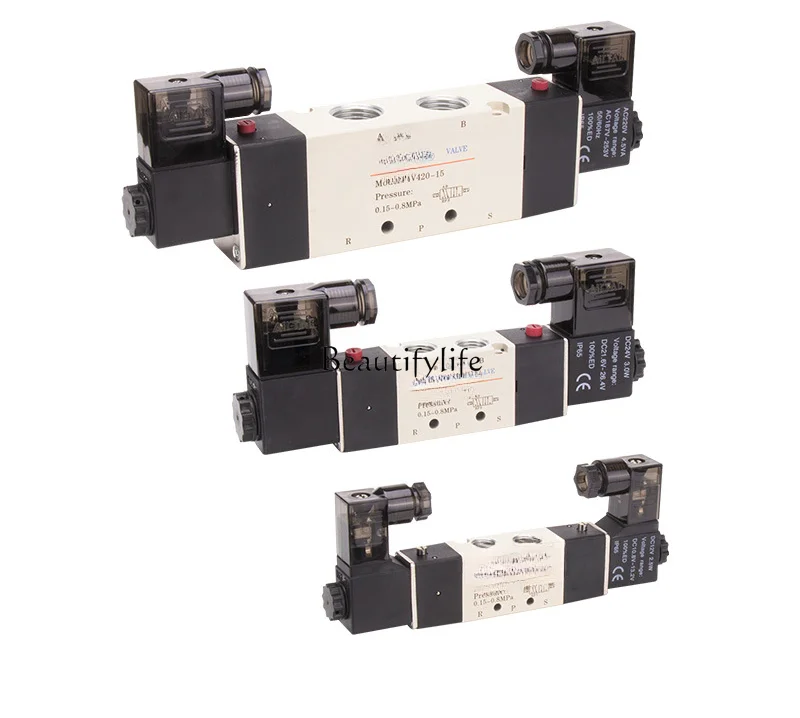 Электромагнитный клапан с воздушным управлением 4v120-06/4v220-08/4v320-104v420-15/Dc24v/220