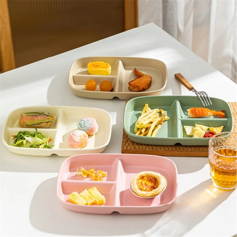 

Matte Ceramic Serving Plate Children Breakfast Tray Weight Loss Plate Sushi Dumpling Snack Western Plate Wholesale Dropshipping