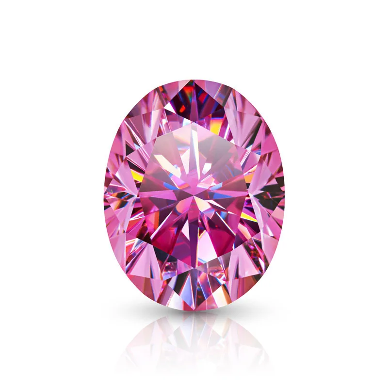 

Real Pink Moissanite Loose Stones 0.5ct-10.0ct Gemstone Pass Diamond Tester Fine Jewelry Moissanite Diamonds