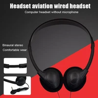 head mounted computer headset no microphone noise canceling sports mp3 earphone qjy99