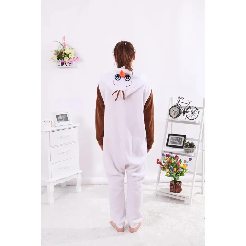 Новинка 2025 комбинезоны Olaf Snowbaby унисекс пижамы для взрослых костюмы косплея