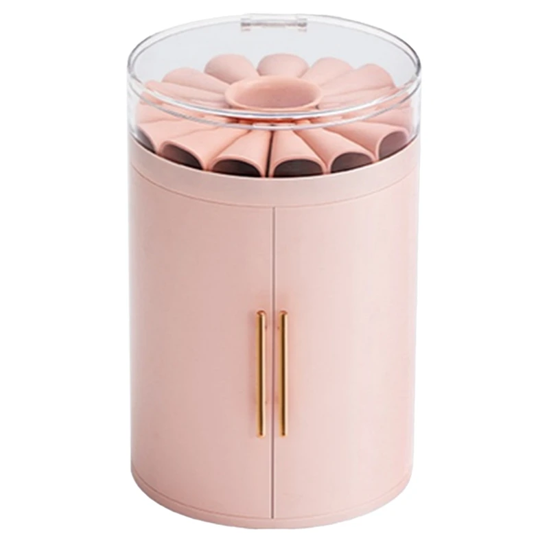 

Jewelry Case Jewelry Necklace Double Open Transparent Storage Bin Five Layer Large Capacity Ring Drawer Organizer