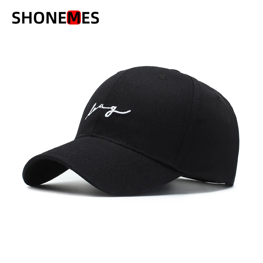 Бейсболка Shonemes для мужчин и женщин Регулируемая Кепка в стиле хип-хоп с вышивкой