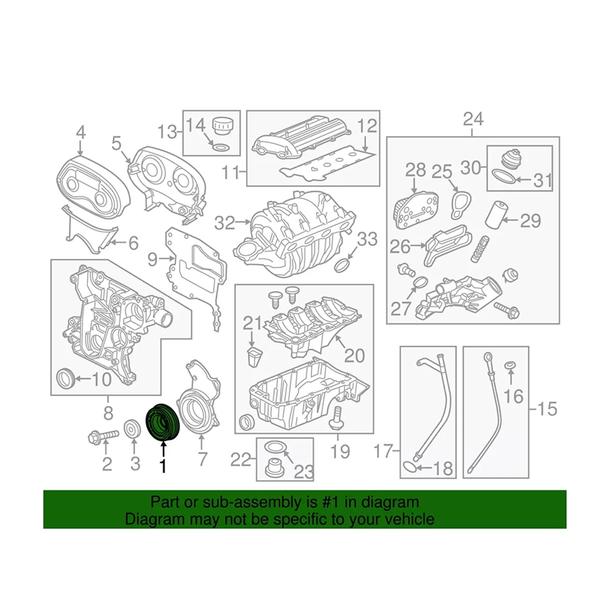 Для Chevrolet Aveo Cruze Opel Vauxhall Гармонический Стабилизатор двигателя Коленчатый вал 55565300