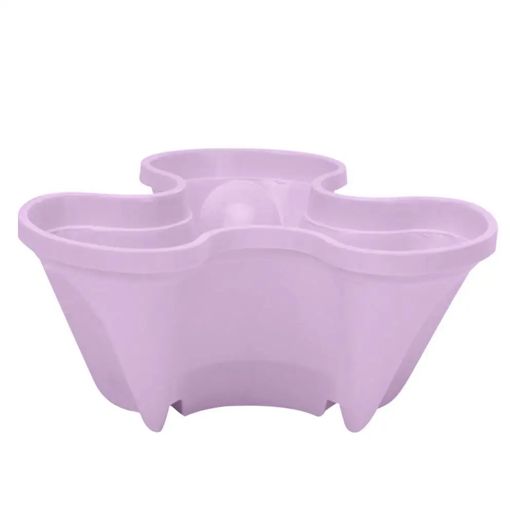 Новый пластиковый штабелируемый вертикальный цветочный горшок держатель для