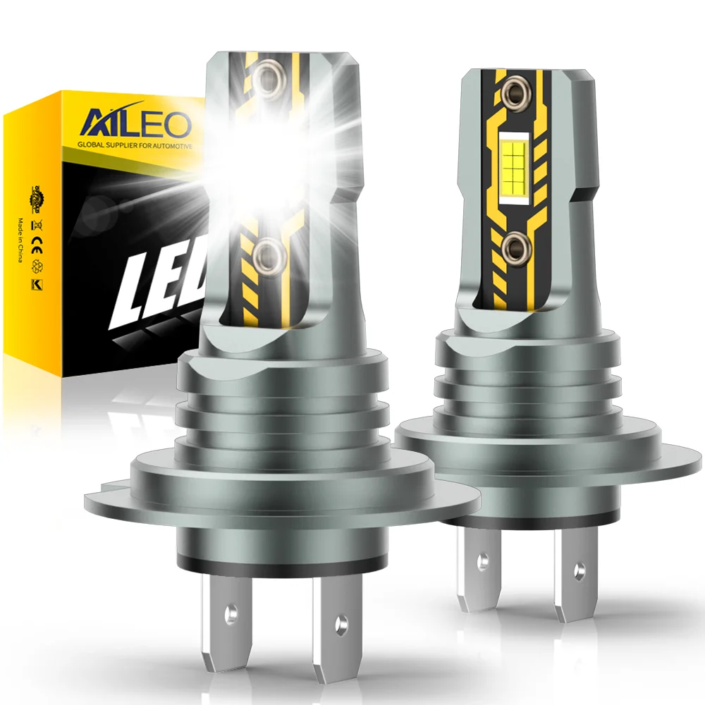 

AILEO 200 Вт 22000LM H7 Светодиодные Лампы Для Автомобильных Фар Мини-дизайн Беспроводной Чип CSP 5570 Белый 6500K Plug & Pla...