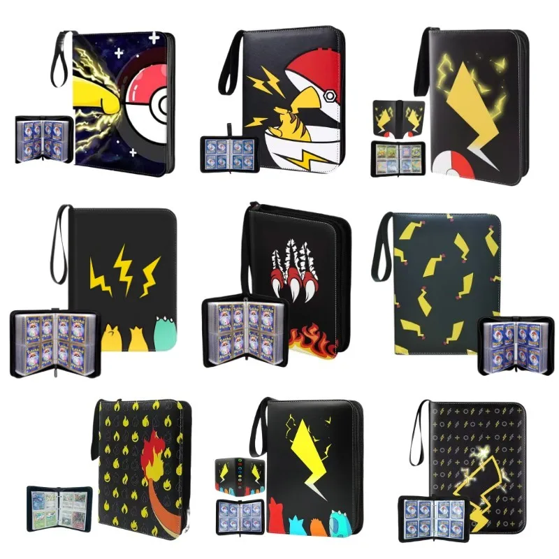 

Альбом для покемонов, 400 шт., 4 карманных игровых карты, Покемон, коллекционная карточка покемона, подарок на день рождения, рождественский по...