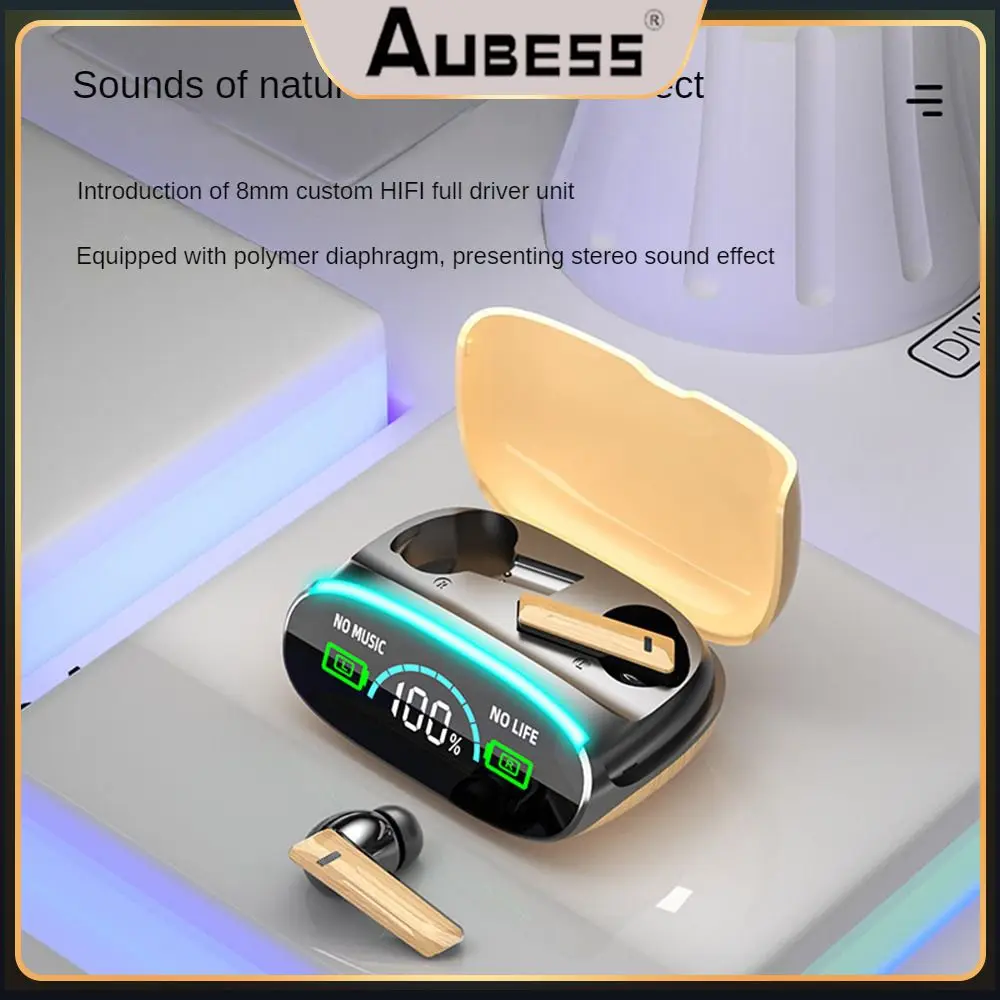 

Stereo Sound Effects Noise Reduction Earphone Waterproof Tws Wireless bluetooth-compatible Lower Power Consumption Simple V5.3