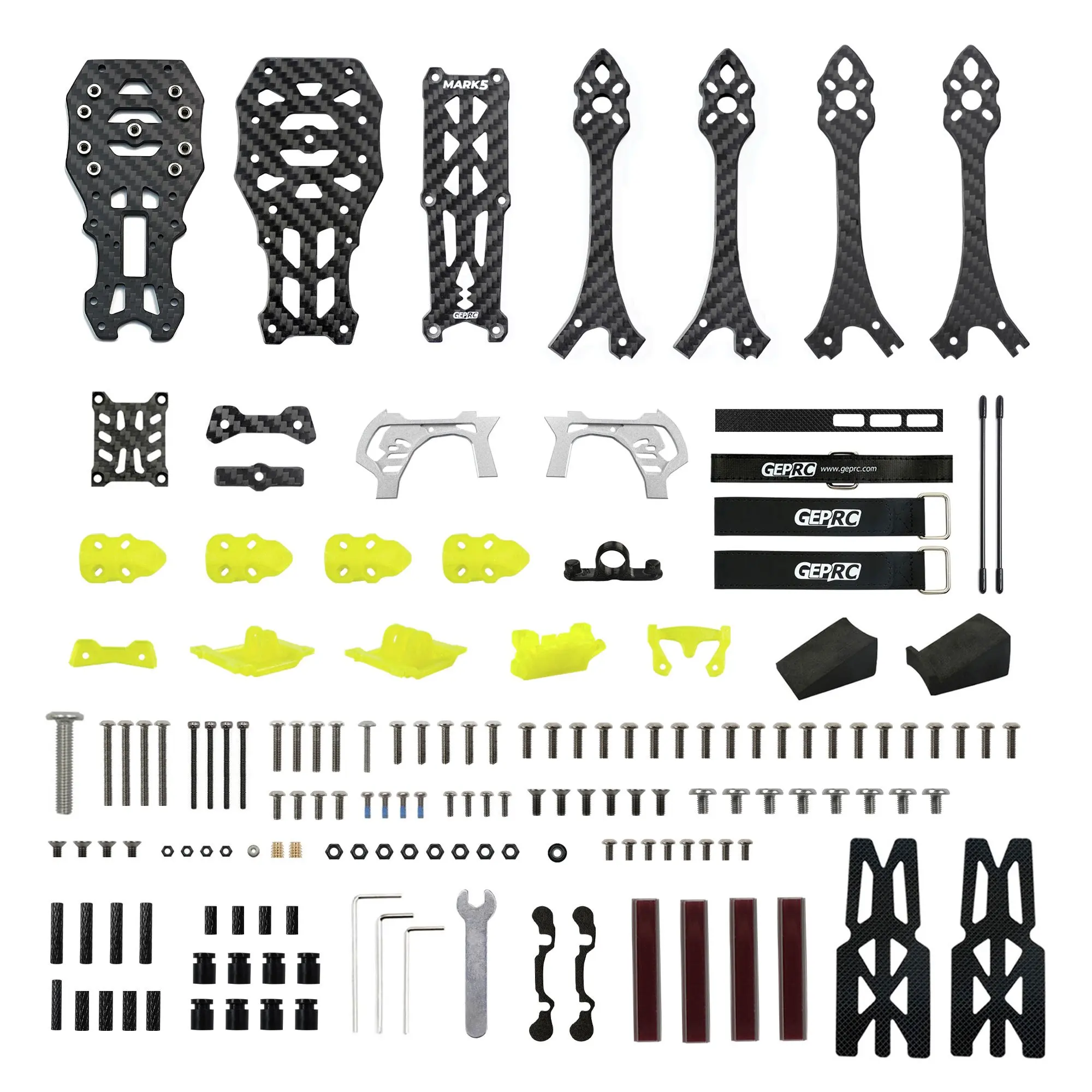 

GEPRC GEP-MK5 Frame Parts Suitable For Mark5 Series Drone For DIY RC FPV Quadcopter Series Drone Replacement Accessories Parts
