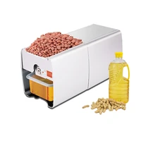 small home use cooking oil pressing machine sesame almond rapeseed oil refined screw cold oil presser