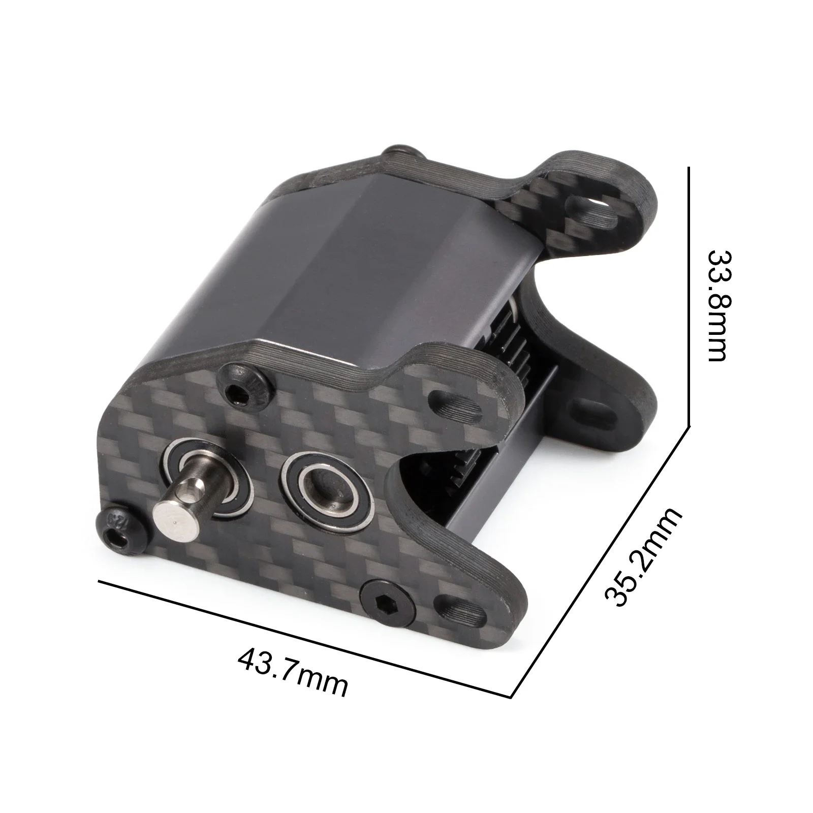 62 г сверхлегкая трансмиссия с двумя двигателями 48P Overdrive Dig крошечная коробка