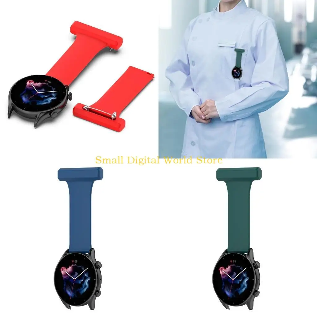 Фото 77UB Cilica Brooch Brap Band 22 мм для Honorwatch Dream xiaomihaylou RS4 LS12 Venu 2 Доктор медсест №1