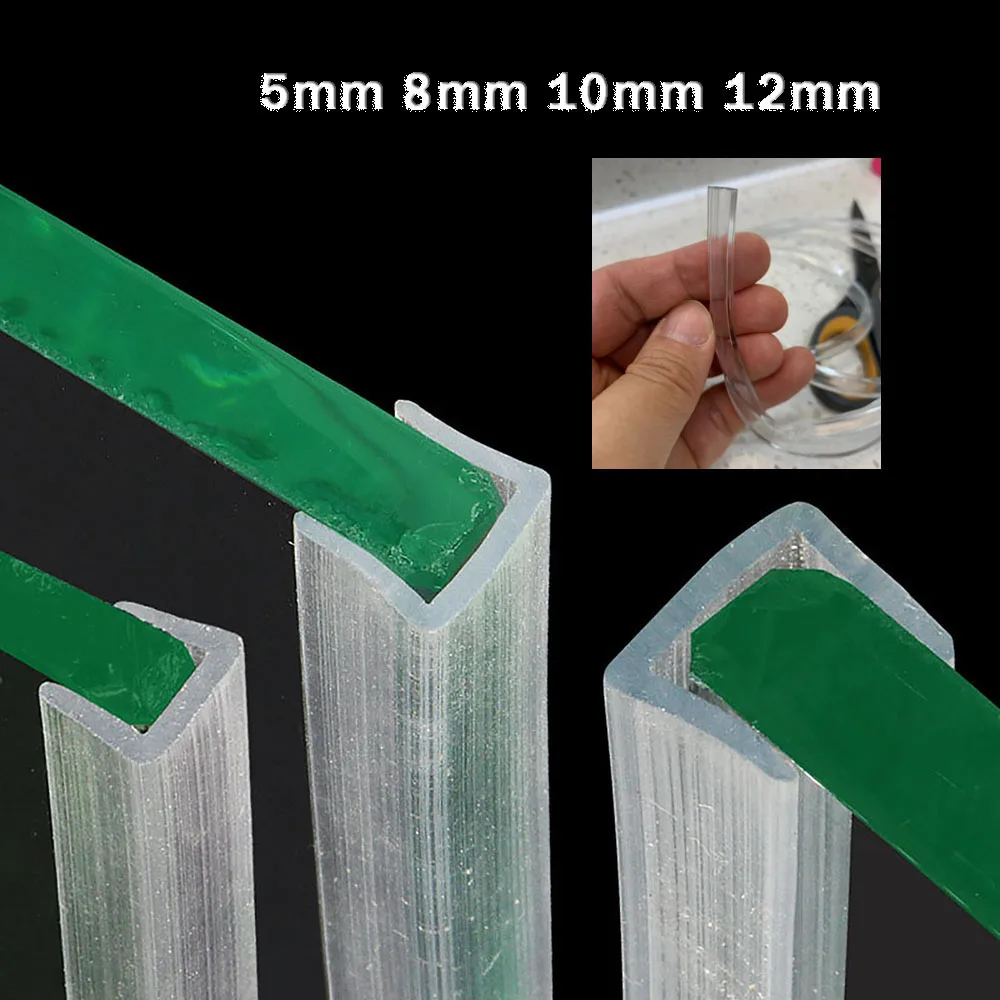 

Мягкая ПВХ U-образная лента для защиты бампера от царапин, уплотнительная лента U-образной формы для стекла 5/8/10/12 мм