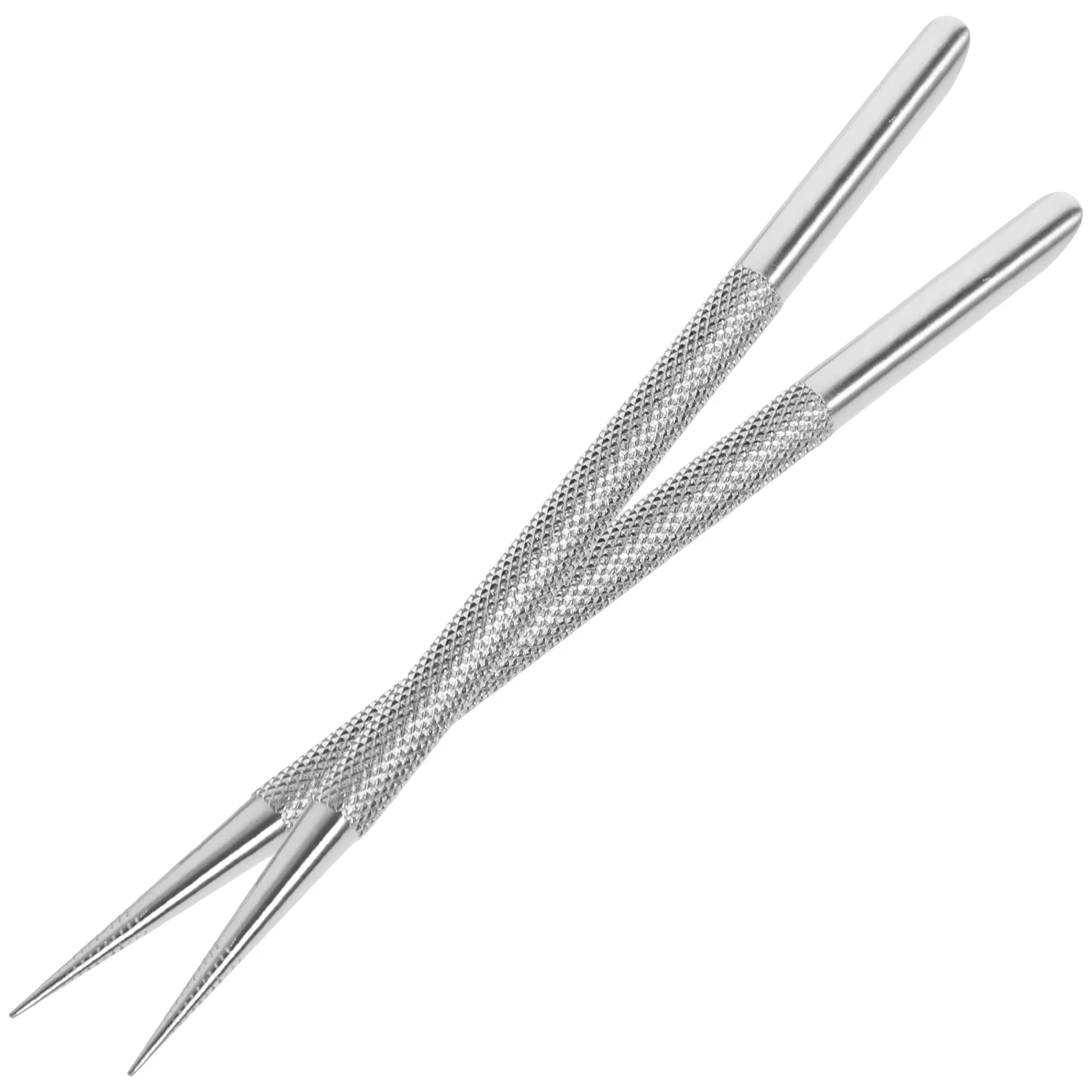 

2 Pcs Peeler Cuticle Tool Remover Gel Polish Cleaning Tools Nail Scraper Stainless Steel