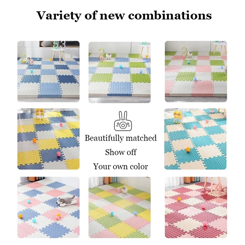 30x30x1cm Mats for Kids Children's Foam Floor Stitching Crawling Climbing Home Bedroom Living Room Tatami Play | Игрушки и хобби