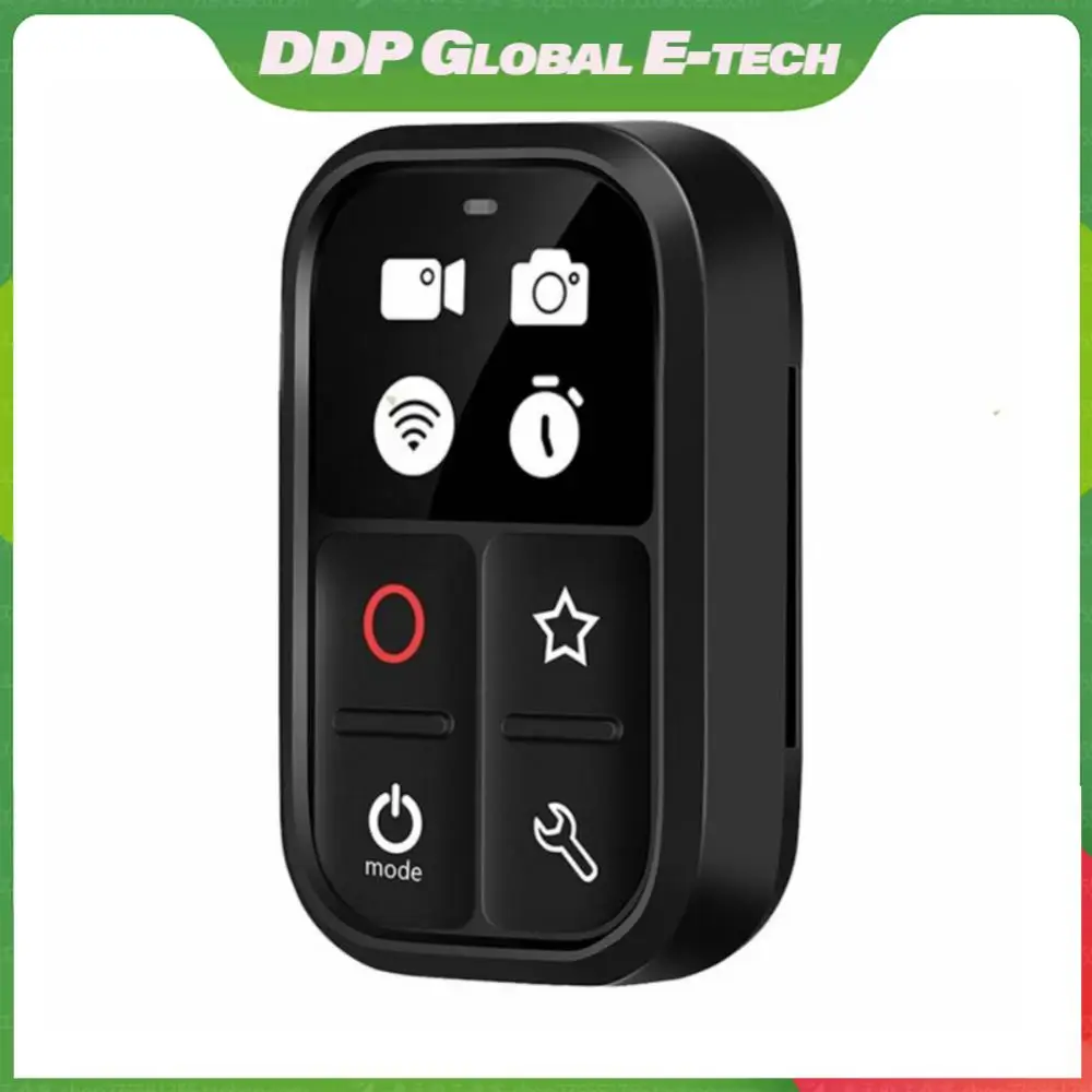 

For Gopro Hero 11 10 9 8 Max Usb Charging Smart Remote Waterproof Wireless Remote Control Black Oled Screen With Wrist Strap