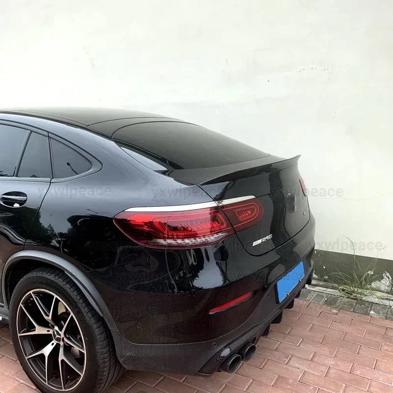 Для Mercedes-Benz GLC Coupe C253 GLC260 300 2016-2021 AMG АБС-пластик Неокрашенный цветной задний