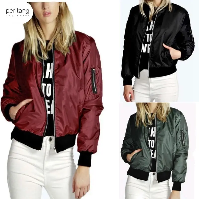 

Куртка Женская бейсбольная на молнии, повседневный Бомбер с длинным рукавом и широкой талией, верхняя одежда, 4XL, весна-осень