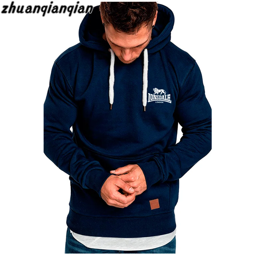 

LONSDALE Spring Men's Jackets Hoodie Casual Zipper Sweatshirts Male Tracksuit Fashion Jacket Mens Clothing Outerwear Streetwear
