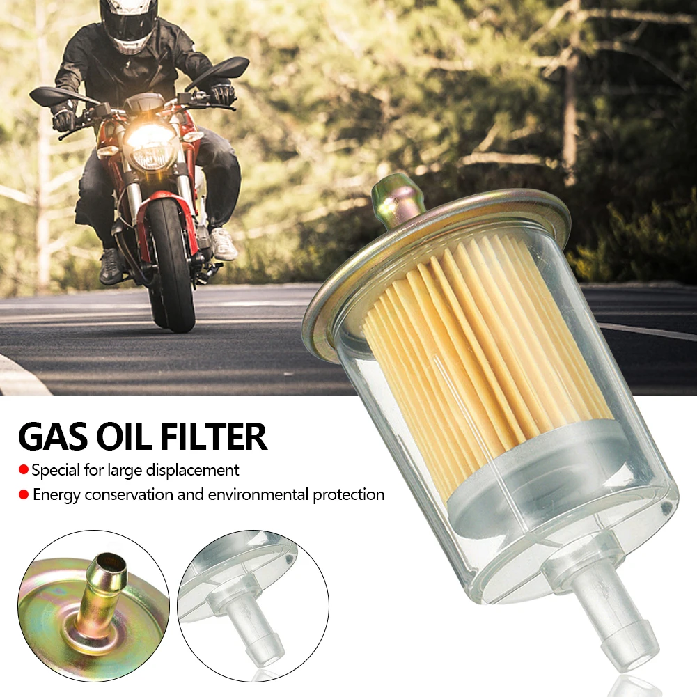 

Motorcycle Petrol Gas Fuel Gasoline Oil Filter For Scooter Moped Scooter Dirt Bike ATV Go Kart Oil Fuel Filter Filter Element