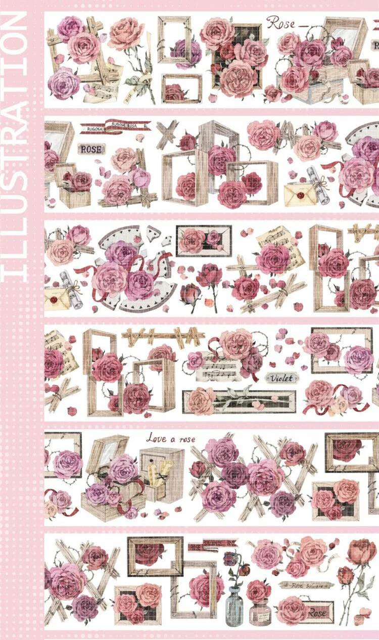 

1 Loop PET Citrus Hand Tape 90cm Rose Period