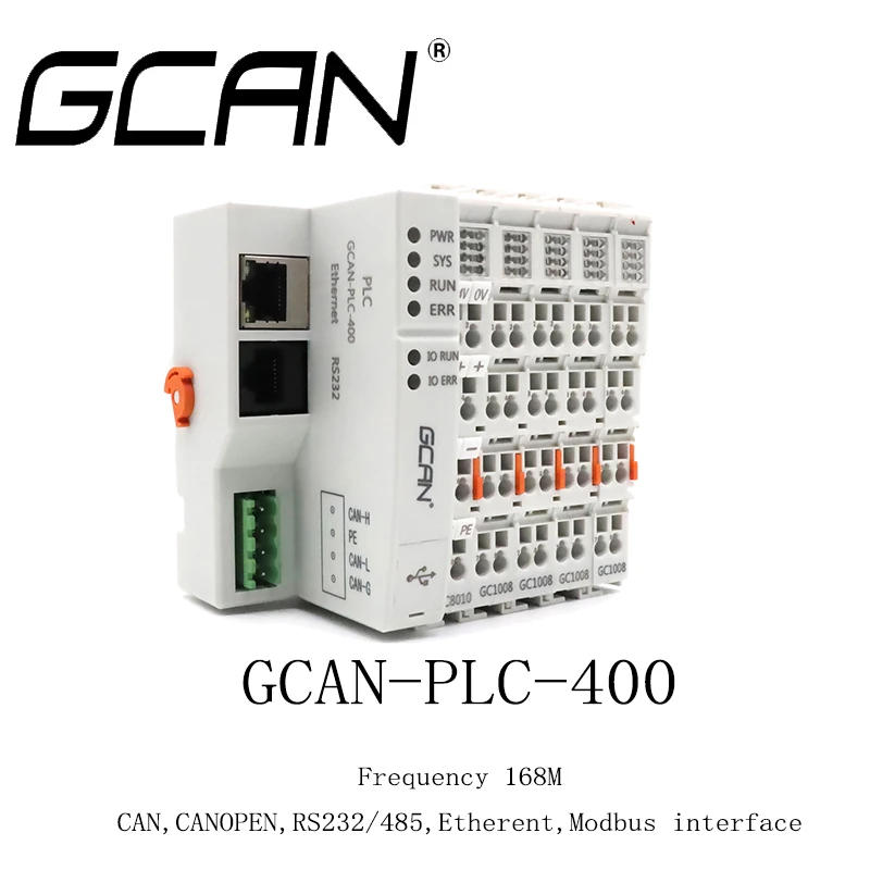 

GCAN-PLC-400 адаптер шины, программируемый модуль связи с модулями ввода-вывода и ввода-вывода