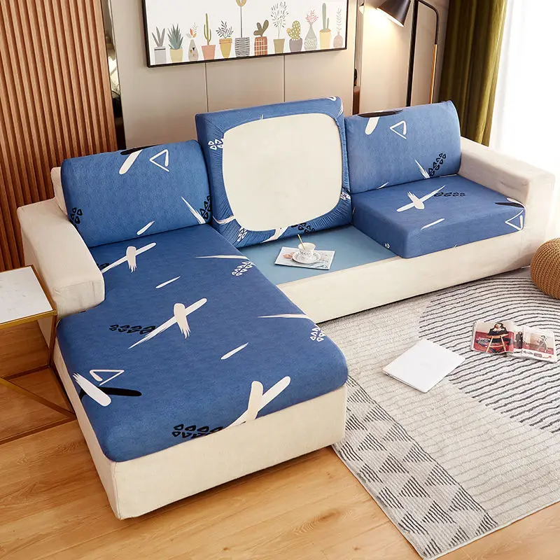 

Airldianer Printing Sofa Seat Cushion Cover Funiture Protector Floral Corner Sofa Slipcover Elastic Couch Cover 10size