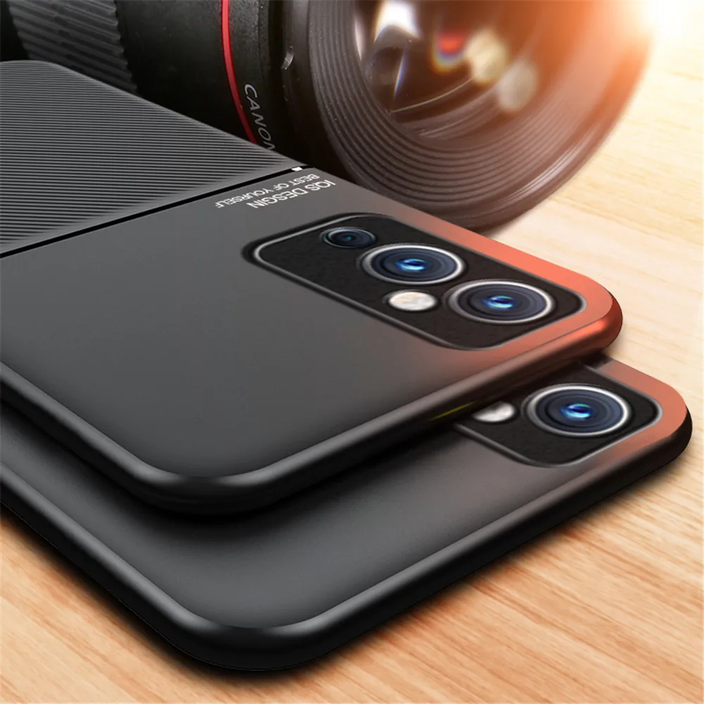 

For OnePlus 9 Pro Nord Case Ultra Slim Leather Magnetic Car Holder Plate Cover For One Plus 9 Pro 7 7T 8 8T Oneplus8T Coque capa