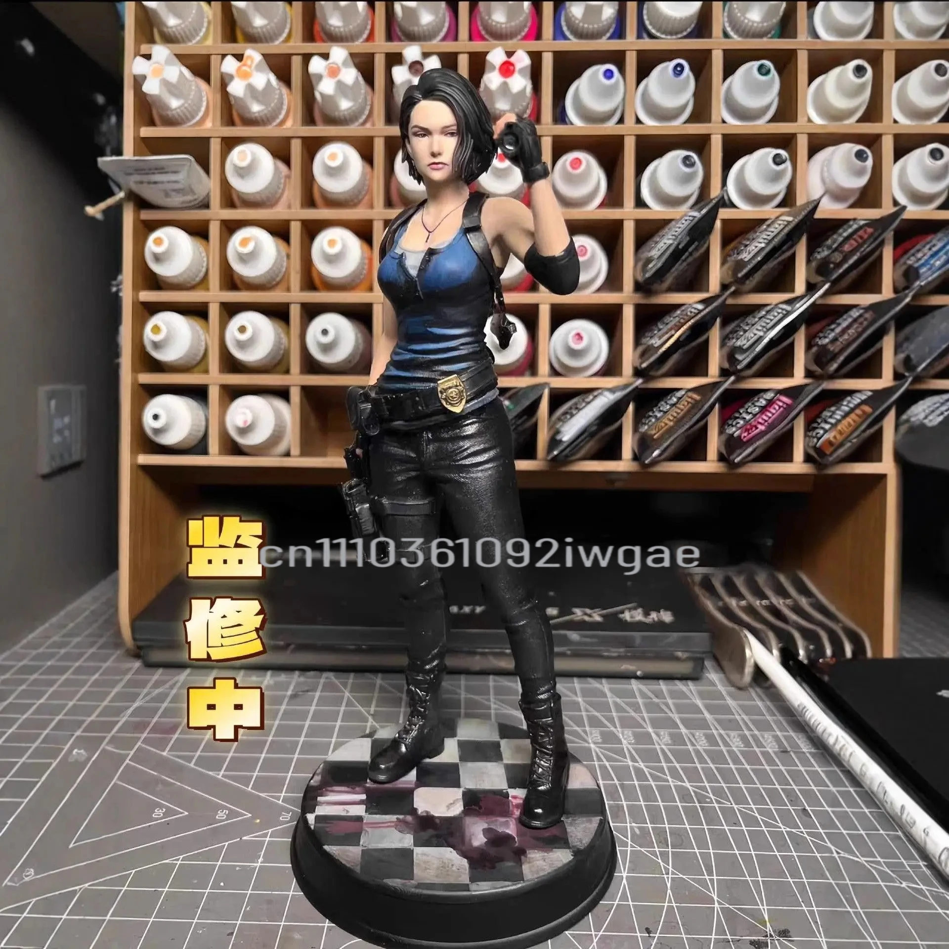 Фото Коллекционная фигурка Джилл Валентайн и Леона С. Кеннеди из игры Resident Evil, модель-статуэтка, украшение для стола, игрушка, кукла, подарок на день рождения №2
