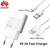 huawei 9v 2a eu charger qc 2 0 quick charge micro usb type c cable for mate 7 8 s 10 lite nova 3i p8 9 10 lite honor 8 9 lite