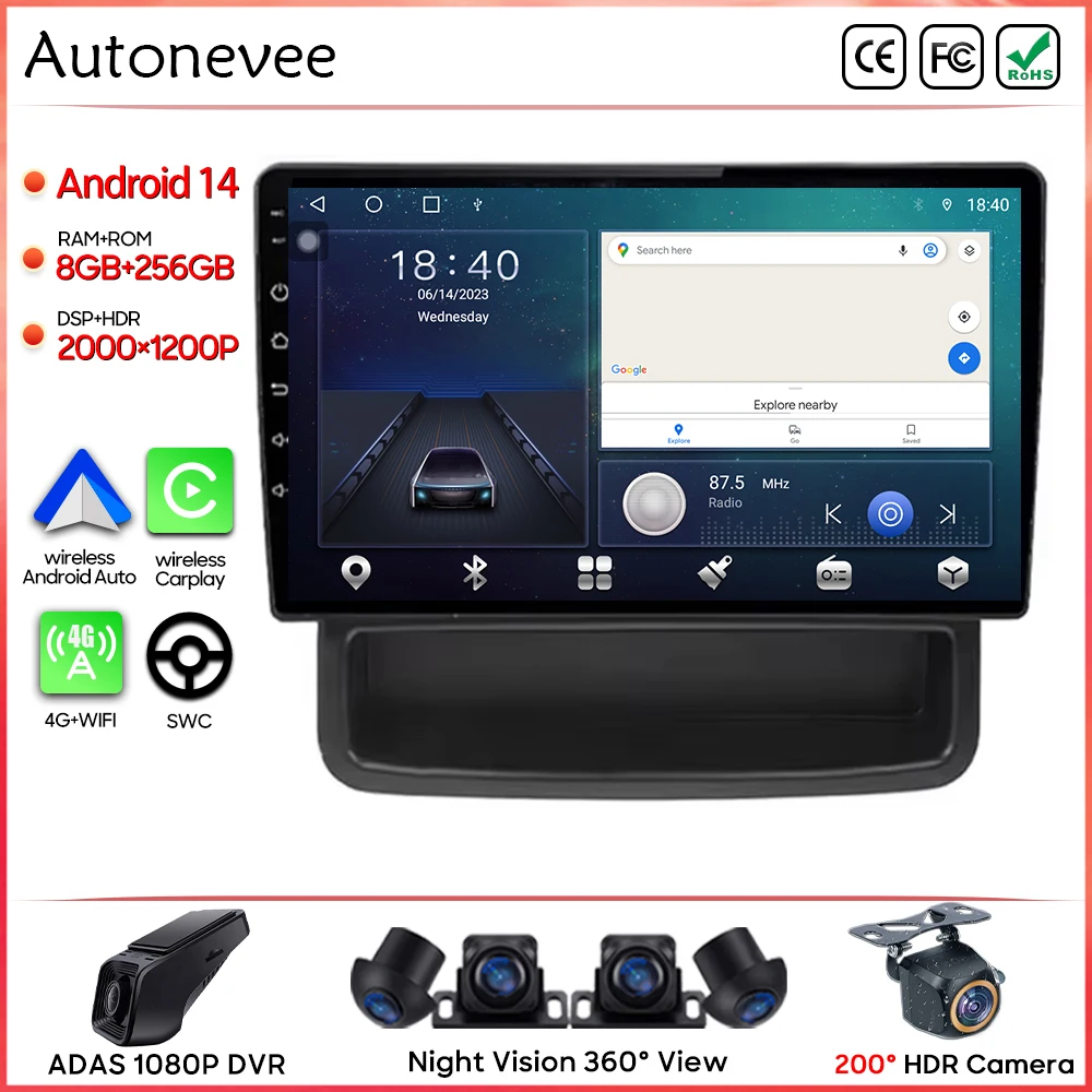 Для Renault Trafic 2 Opel Vivaro A Nissan primastar 2006-2014 Автомагнитола Навигация Android Авто Экран Carplay