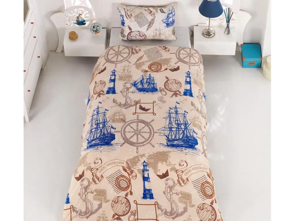 

Land Of dowry Polly Lighthouse Single Personality Duvet cover set
