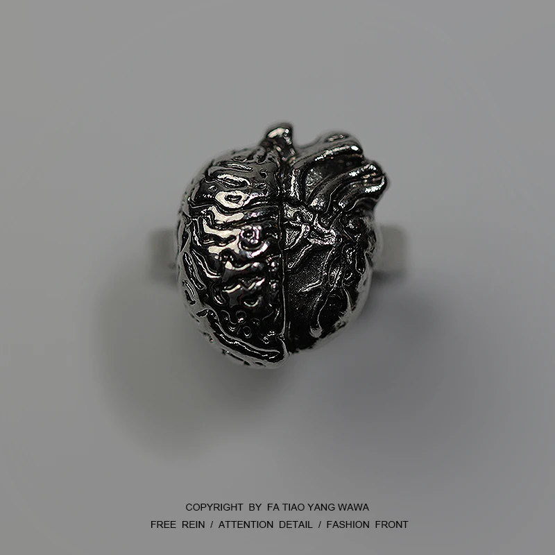 

Half brain and half heart! Dark ring