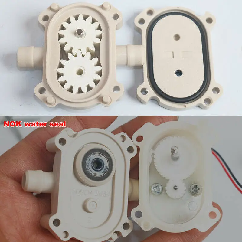 Насос самовсасывающий микрошестеренчатый Nidec Sankyo DC 5V 6V 9V 12V для воды и масла с двусторонним всасыванием в обратном направлении.