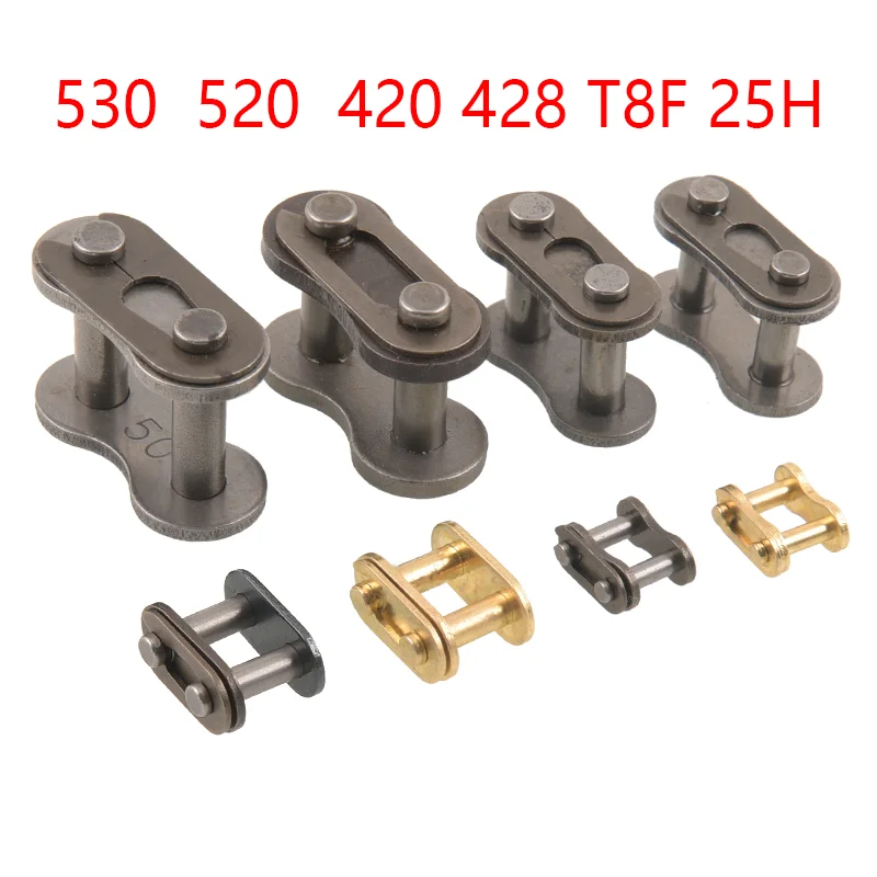 

1 Pcs Motorcycle Chain Buckle Ring Link 25H# T8F# 420# 428# 530# Connector-Lock-Set Clip Scooter Motorcross