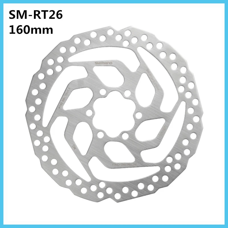 ano SM-RT26 Rower górski SHIMANO 6-śrubowy wirnik hamulca tarczowego 160 mm Części rowerowe
