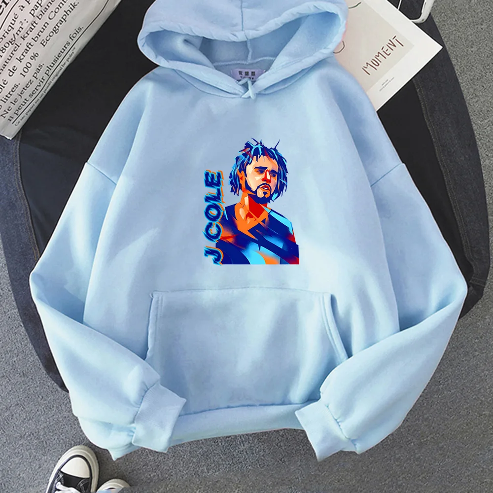 

JCole J Colee Vintage Clothes Men Figure Silhouette Printed Hoodies Streetwear Oversized Sweatshirts Harajuku Hip Hop Clothing