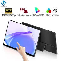 15.6 Inch 1080p Portable Monitor FHD Touch Screen 1920*1080 with Type-C USB HDMI-Compatible for Expand Mobile PC Laptop Game