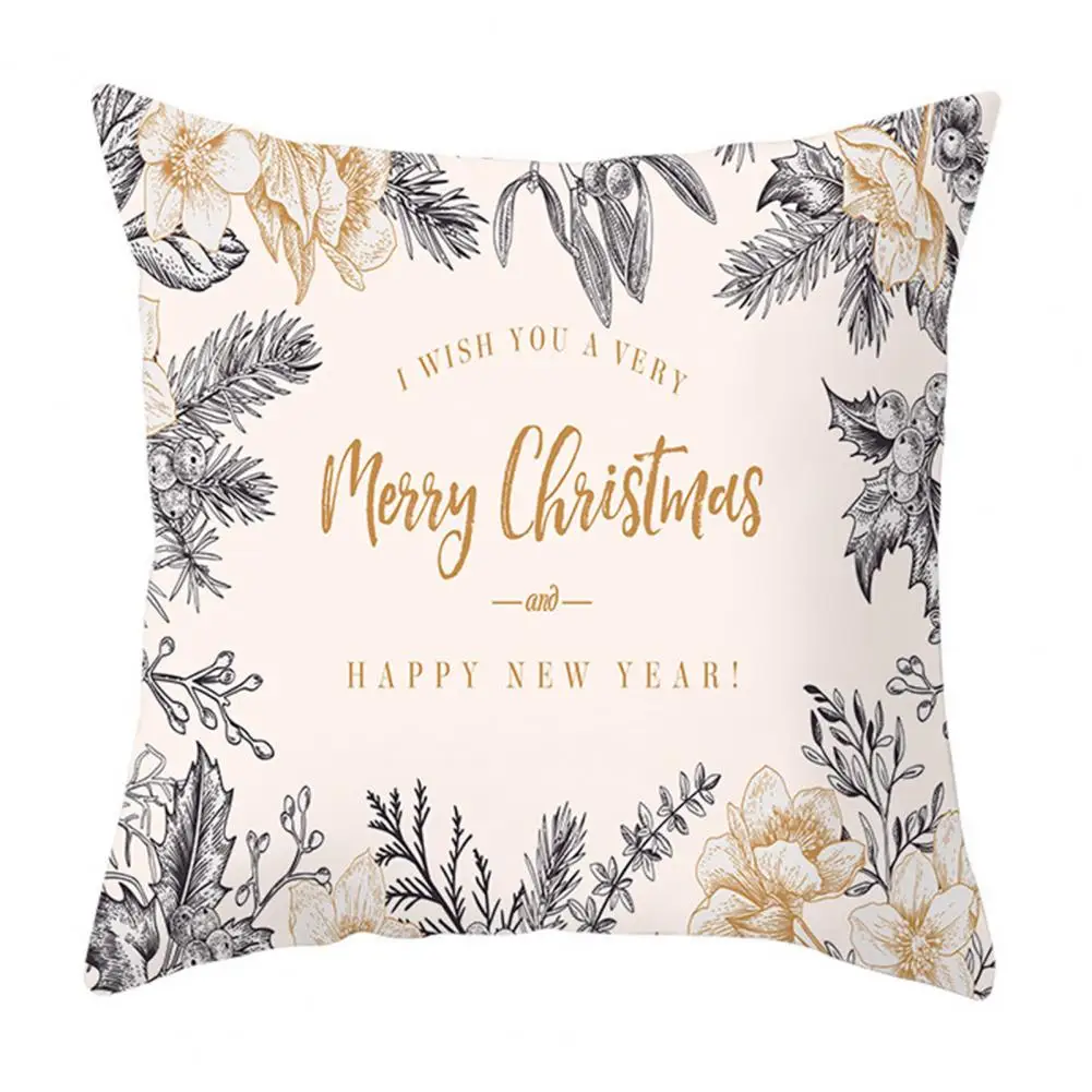

Наволочка персиковая кожа с принтом Рождественская наволочка для подушки для кровати