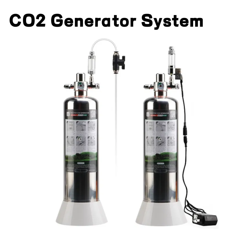 

Aquarium Stainless Steel CO2 Generator System Kit with Auto Bubble Counter and Diffuser Fish Tank CO2 Pressuree Valve аквариум