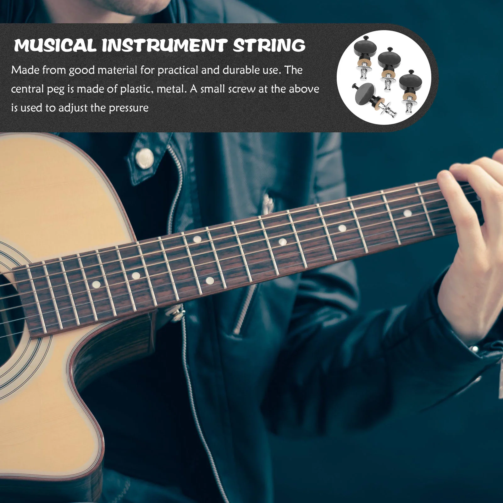 4 шт. сменные ручки для укулеле тюнер колки настройки инструментов тюнеры ключей