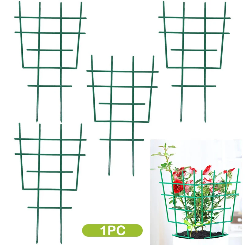 

DIY Plastic Insert Stand Plant Support For Garden Vines Fastener Frame Pot Fixed Plant Growth Direction