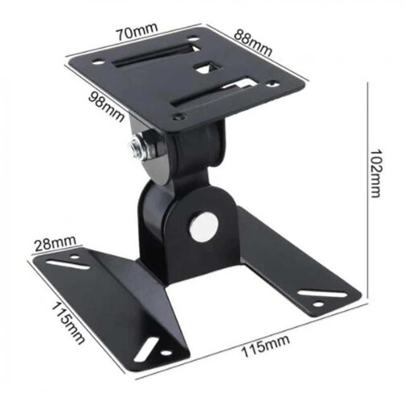 

Universal Rotated TV PC Monitor Wall Mount Bracket For 14 ~ 24 Inch LCD LED Flat Panel TV With 180 Degrees Around The Pivot